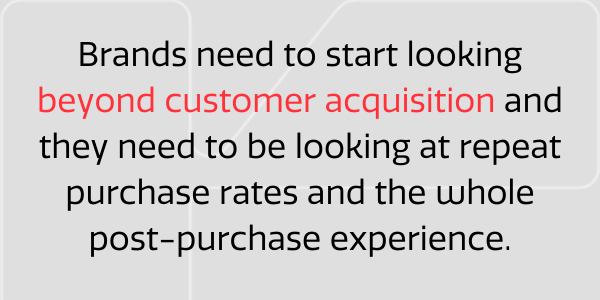 Beyond customer acquisition