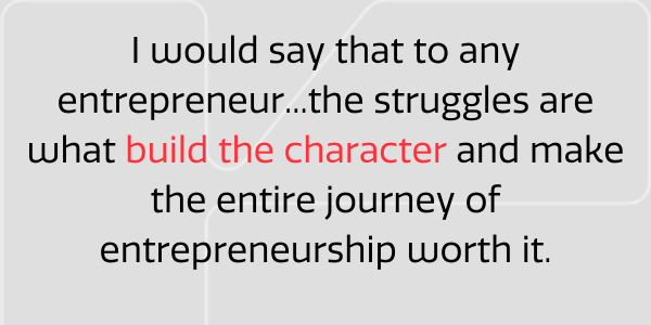 Journey of entrepreneurship