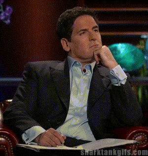 Gif of Mark Cuban taking notes